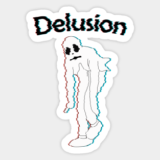 Delusion ghost Sticker